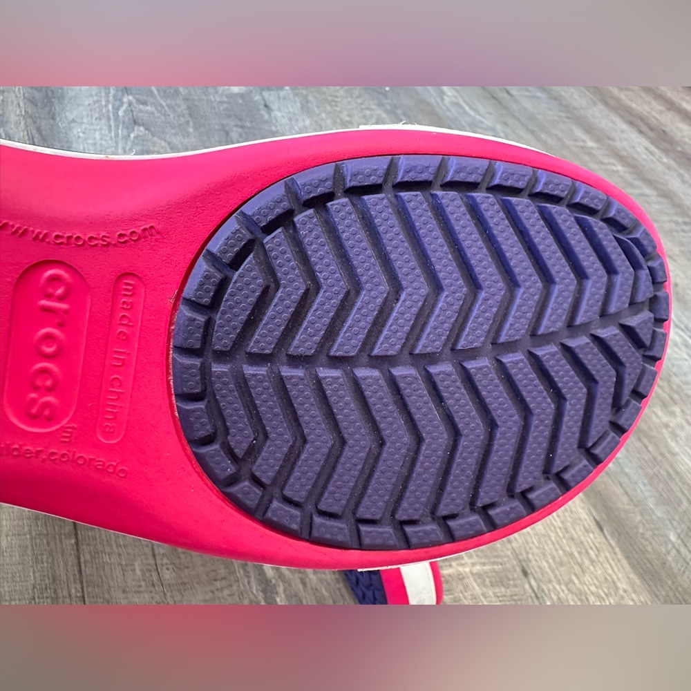 CROCS Crocband Winter High Boot w/ Zipper - Raspberry Mulberry Pink Size 8 - Picture 5 of 17